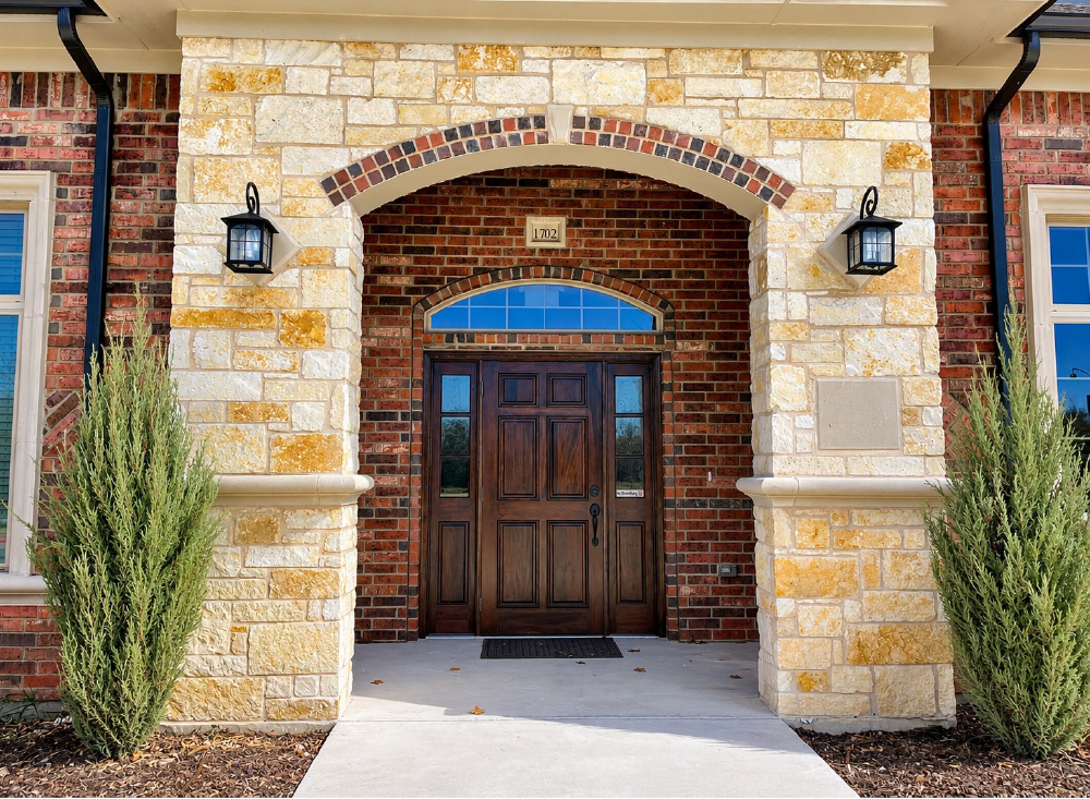 Front door of office